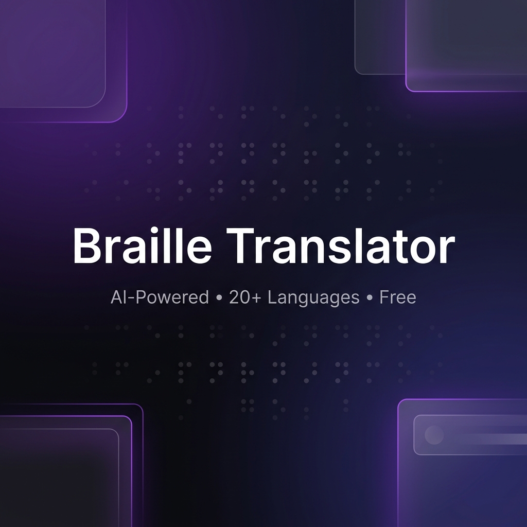 braille translator using html, css and javascript with... Braille Writing Systems Around the World: How 20+ Languages Use Braille ...